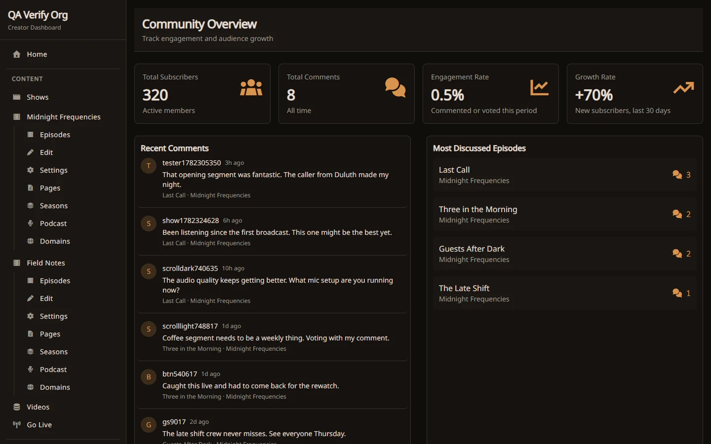 Run your community on desktop