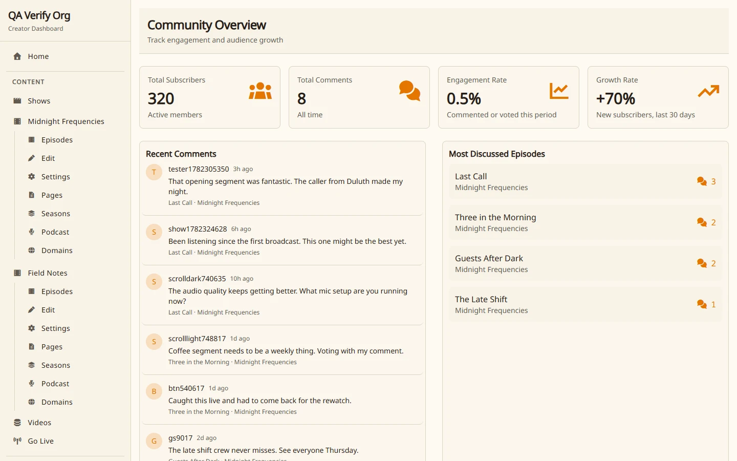 Run your community on desktop