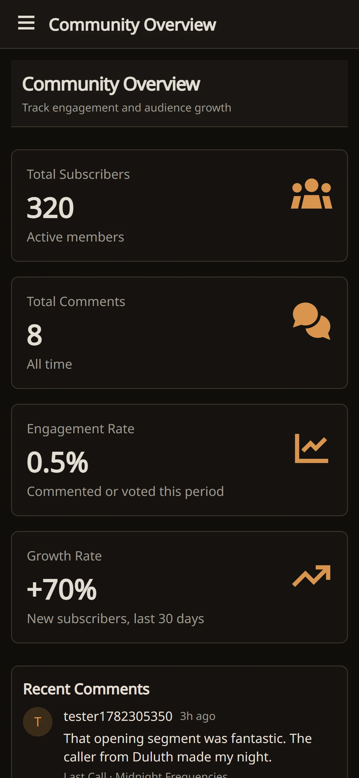 Run your community on mobile